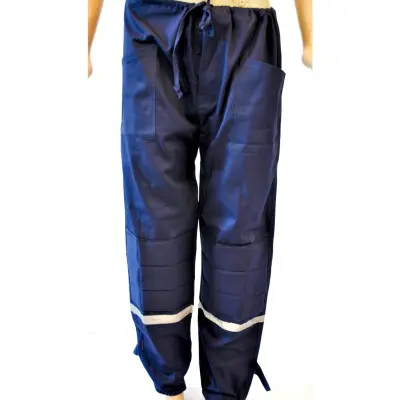 Pantalon Clasic Bazonat cu Benzi