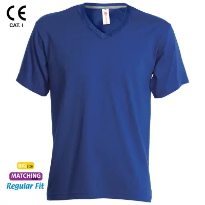 Tricou cu guler in V