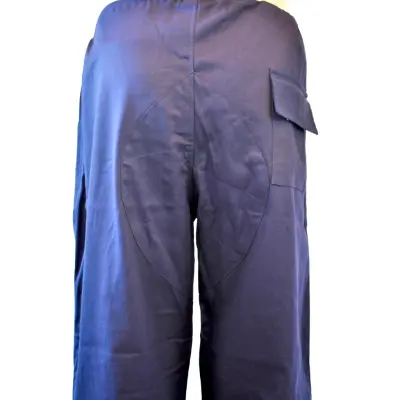 Pantalon Clasic Bazonat cu Benzi