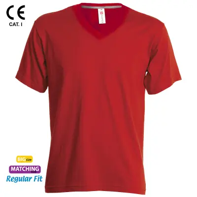 Tricou cu guler in V