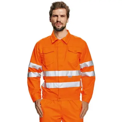 Bluza Salopeta cu Benzi Reflectorizante