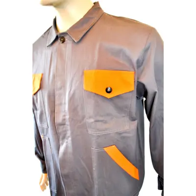Costum salopeta clasica cu insertii
